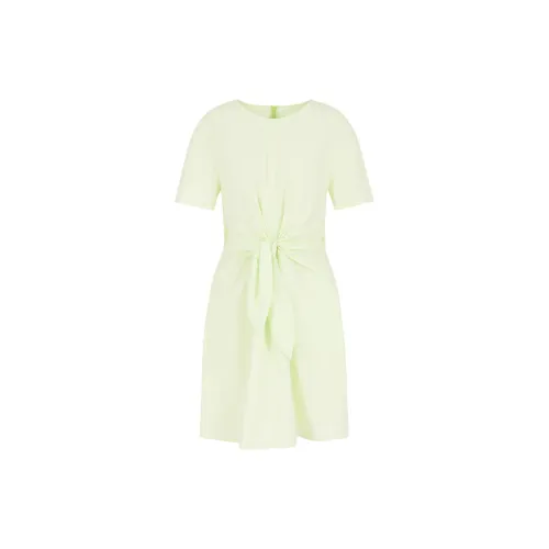 EMPORIO ARMANI Short-Sleeved Dresses Women's Lime Green