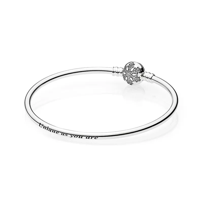 Pandora 925 Sterling Silver Bangles Women's Silver-1