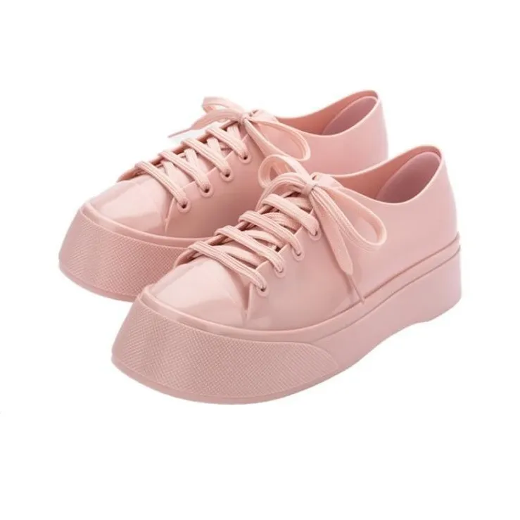 MELISSA Low Top Skateboard Shoes Women's Pink-2