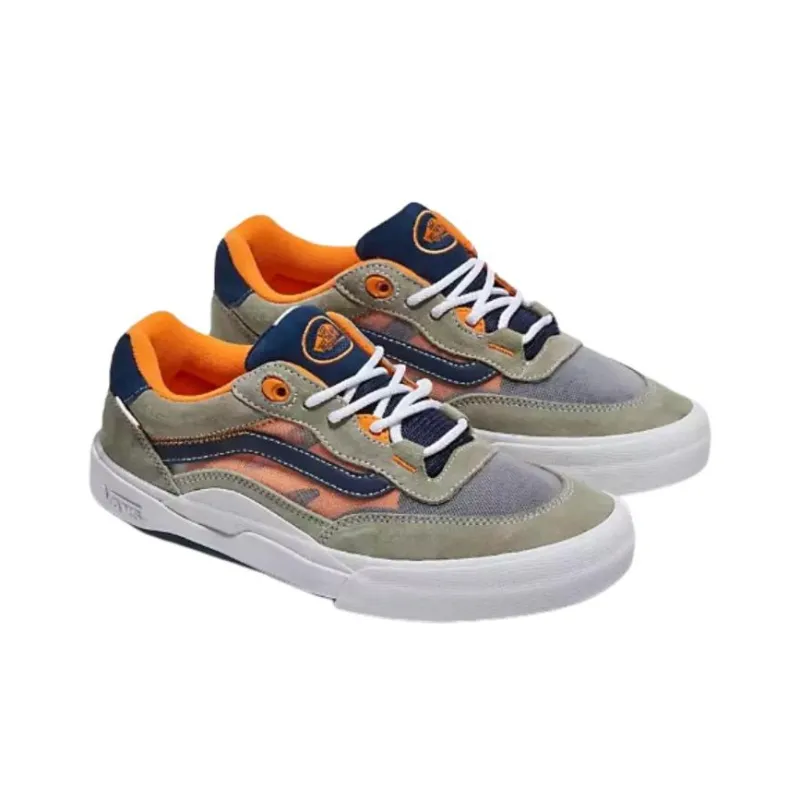 Vans Wayvee Anti Slip Wear Resistant Low Top Skateboard Shoes Unisex Green-1