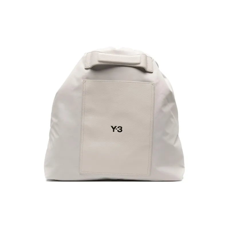 Y 3 Logo print Drawstring Backpack-0