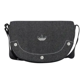 Adidas Originals Cotton And Recycled Polyester Blend Portable Crossbody Bag Shoulder Bag Women's Black