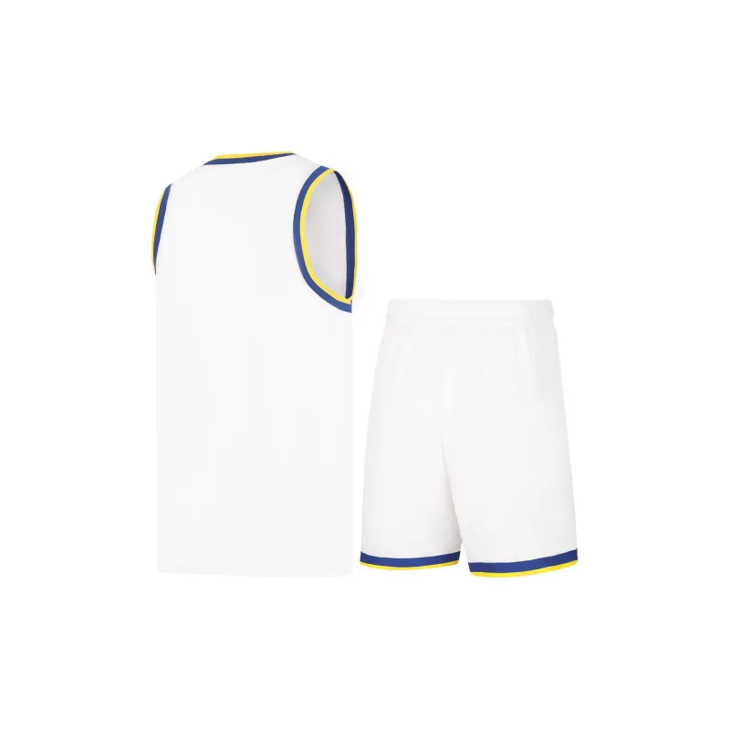 LiNing CBA Collection Basketball Suit Men's Standard White-1