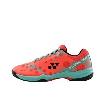 YONEX Cushioning, Slip Resistant, Abrasion Resistant, Breathable, Coverage, Support Low Top Badminton Shoes Women's Red