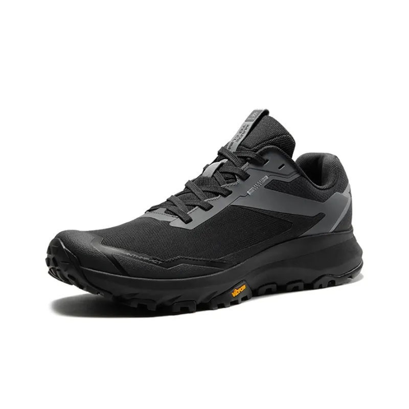 KAILAS Light Beige Low Top Hiking Shoes Men's Ink Black-1