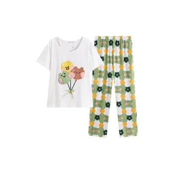 FENTENG x BULANGXIONGXILIE Pajama Set Women's Elegant White
