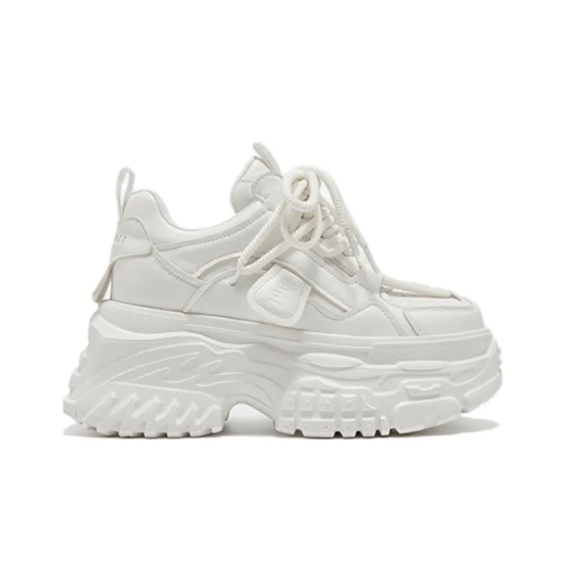 SENSE 1991 Low-Top Chunky Sneakers Women's White-3