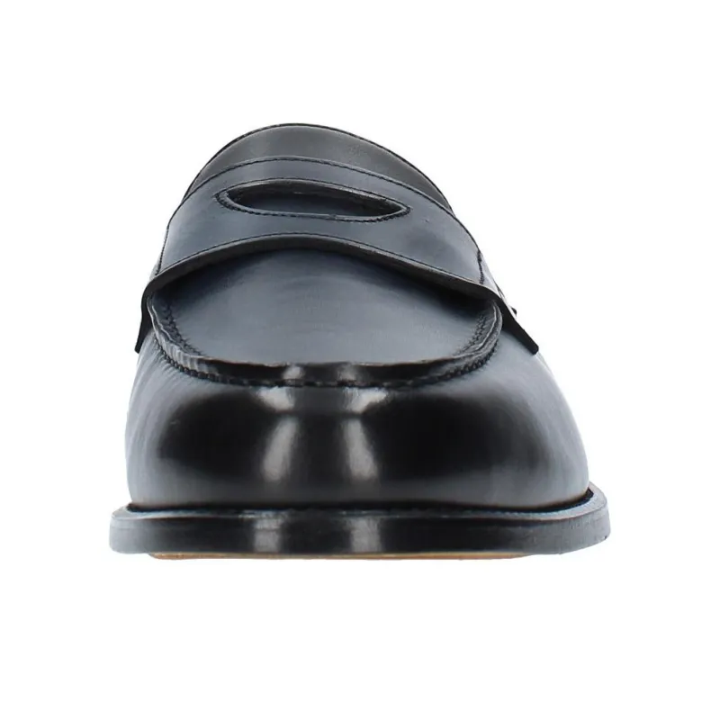 DOUCAL'S Faded Leather Penny Loafers-1
