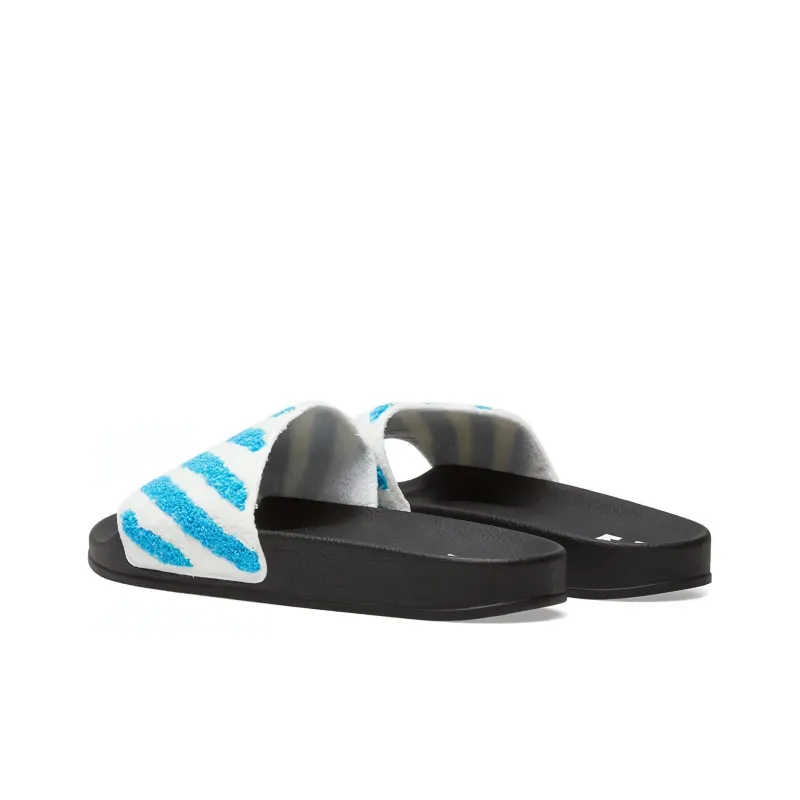 OFF-WHITE Rubber Sole Slip-Resistant Slide Slippers Men's Blue White-3