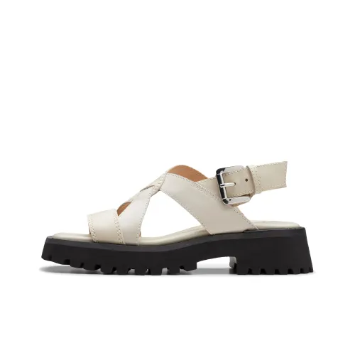 Clarks Beach Sandals Women's White