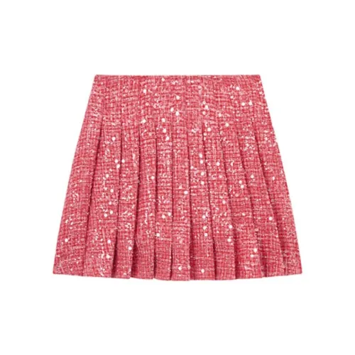 Self-portrait Sequin Embellished Pleated Skirt