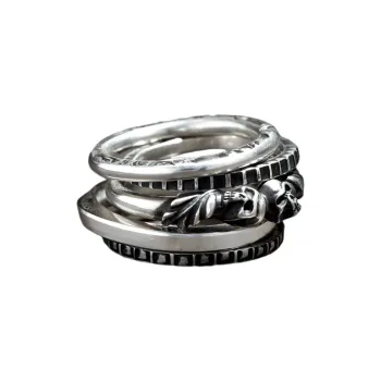 Werkstatt Munchen Skull 5 Combo Rings