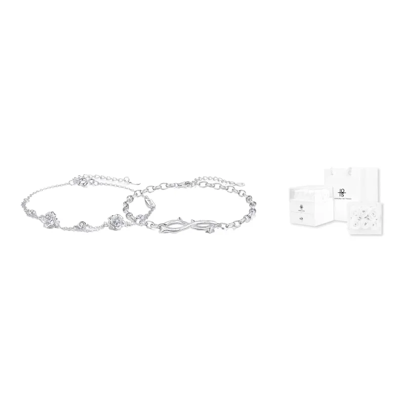 IOTS 925 Sterling Silver Bracelets Unisex-5