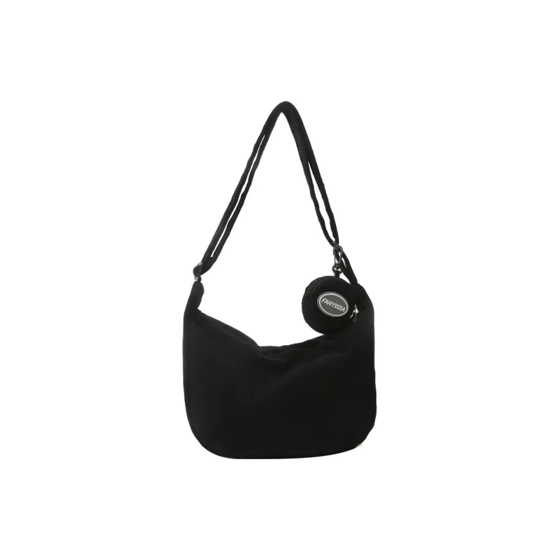 Barang Bear Corduroy Crossbody Bag Shoulder Bag Regular Unisex Multicolor-0