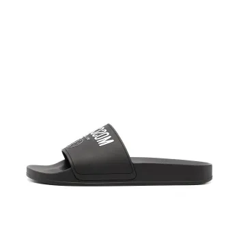 MOSCHINO Slide Slippers Men Black