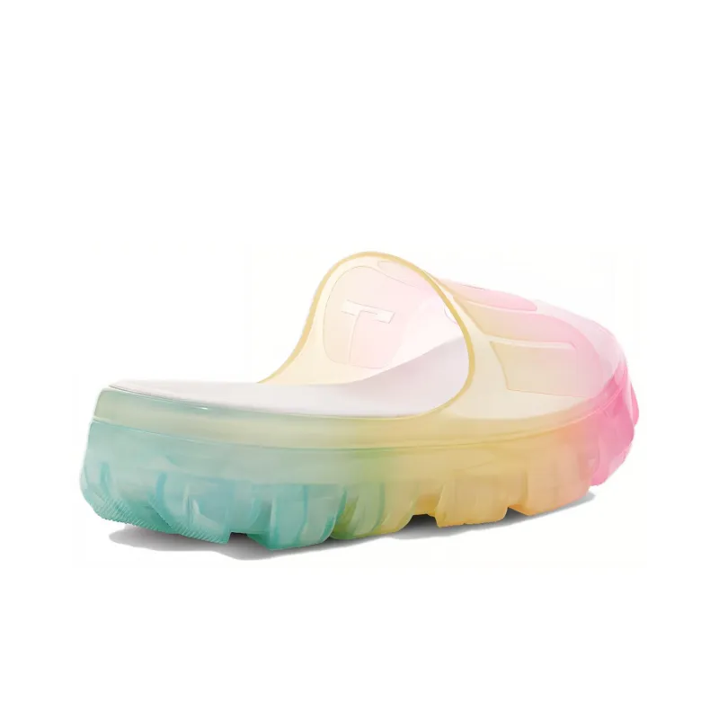 UGG Jella Clear Watercolors Slide Rainbow Blend Women's-2