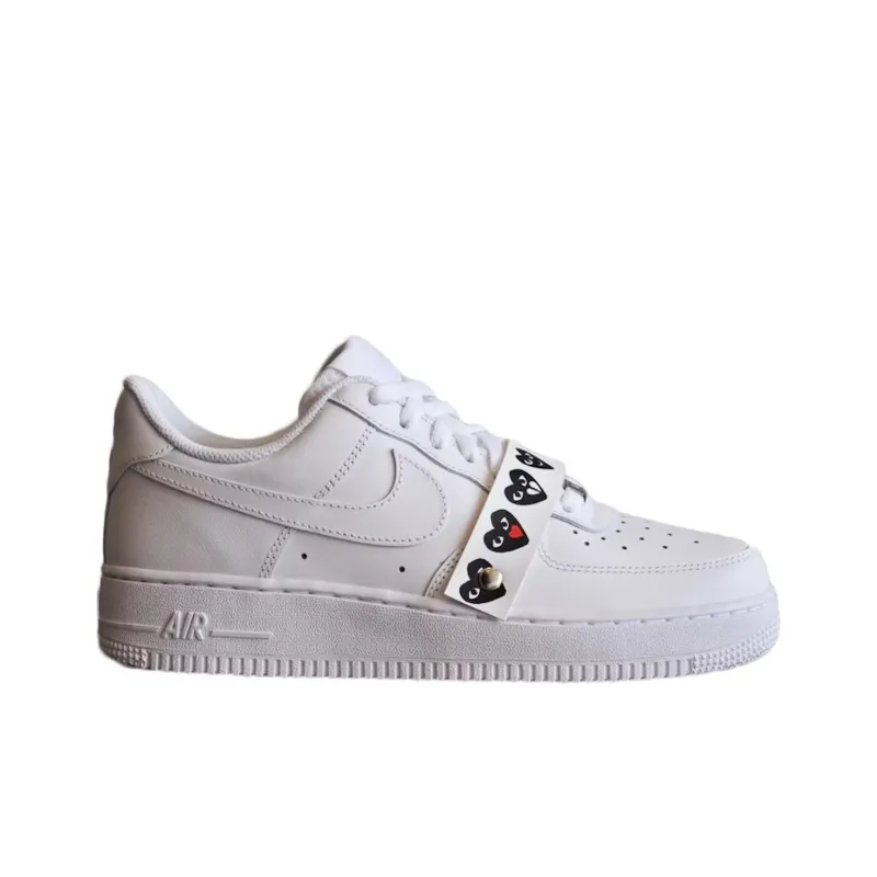 Nike Air Force 1 Low Comme Des Garcons Emoji White-1