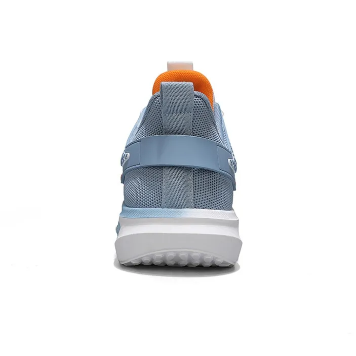 WARRIOR Running Shoes Men Low Top White Light Blue/White Dark Blue/Black-4