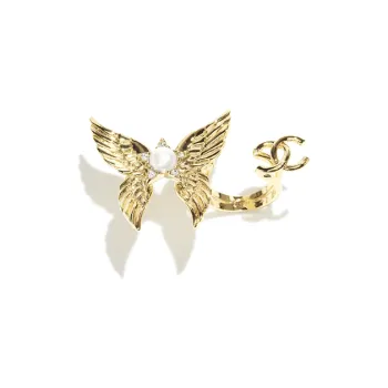 CHANEL Metal Rings Women's Gold