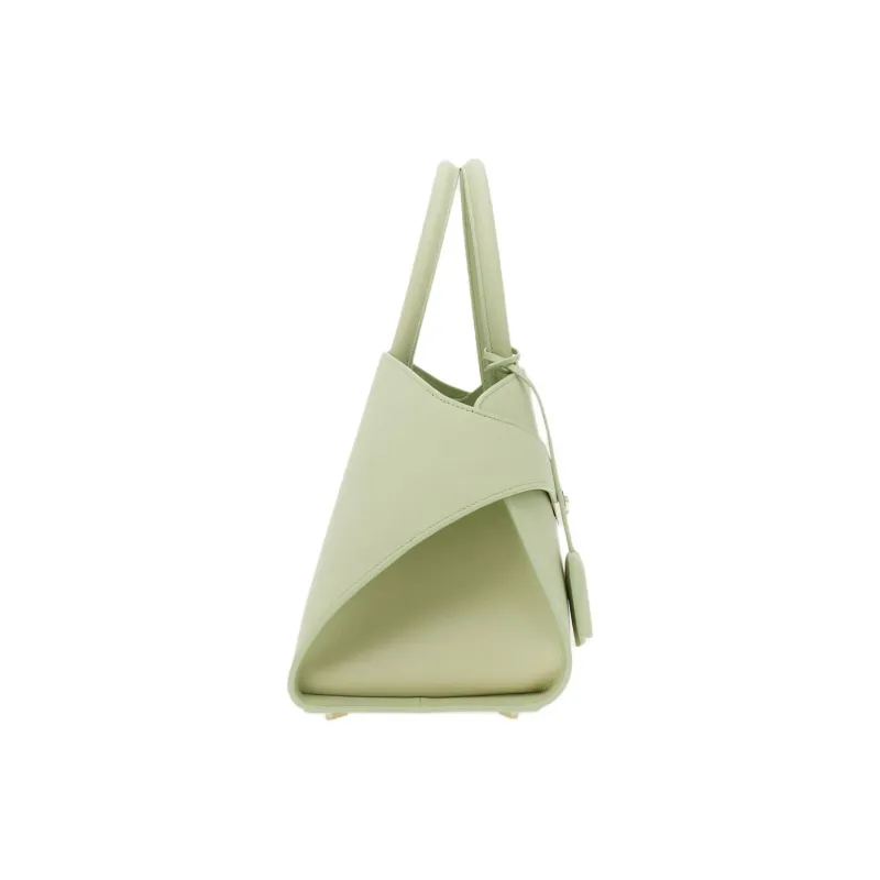 FERRAGAMO Cow Leather Shoulder Bag, Crossbody Bag, Handbag Trumpets Women's Light Green-1