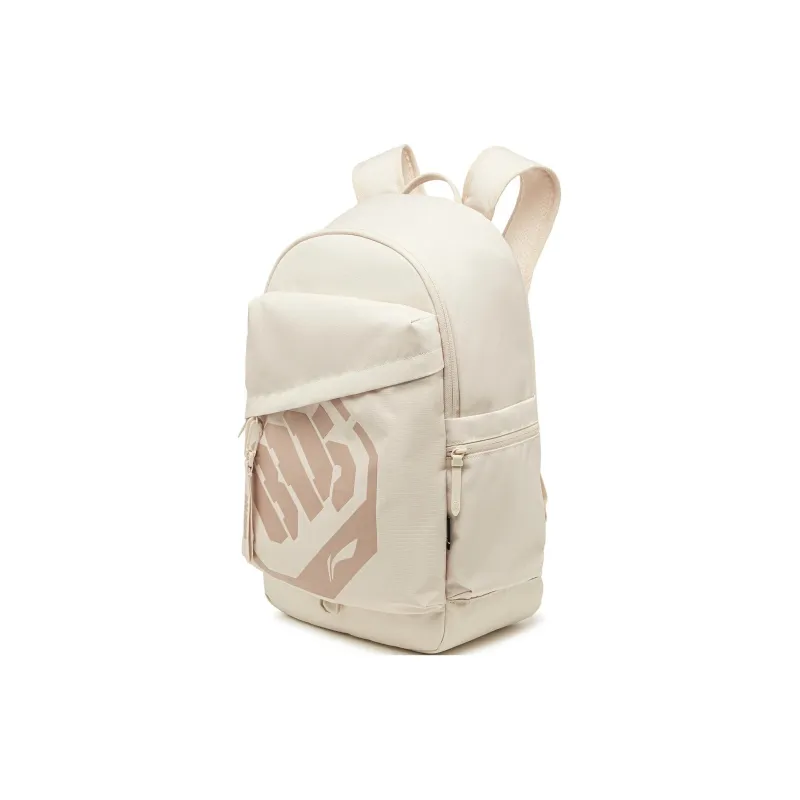 LiNing Badfive Polyester Sports Backpack Unisex Grit Ash-1