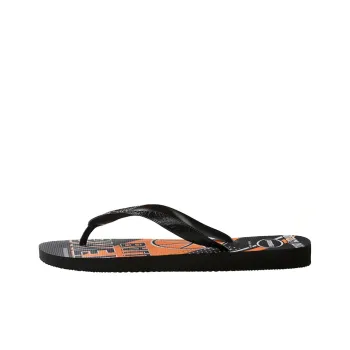 Havaianas Top Athletic Stylish Sandals Men's Black Orange