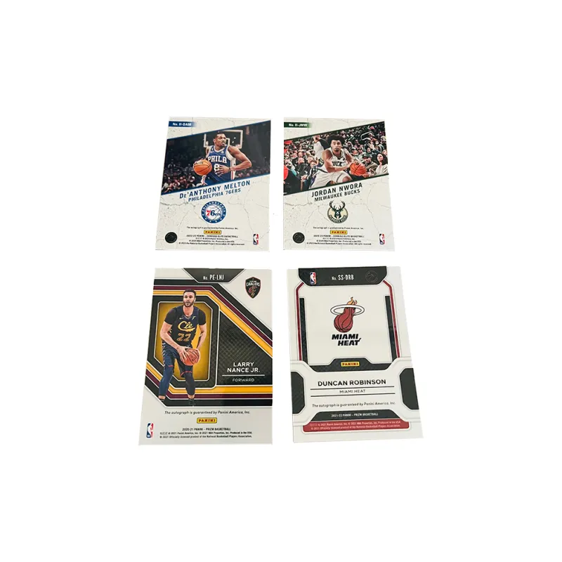 PANINI Maldon Walla Nance Robinson Star Card Quality Universal Sports Cards 4 Pcs-1