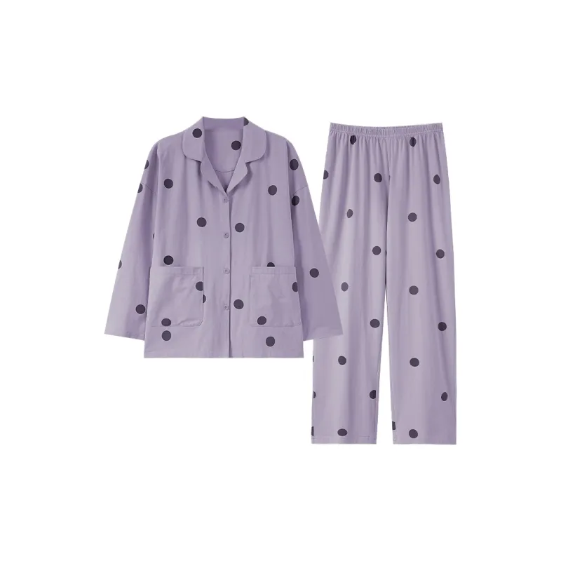 Ordifen Pajama Set Women's Dark Violet-0