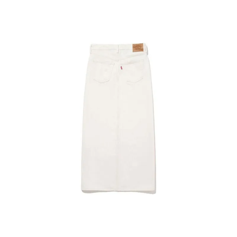 Levi’s Casual Long Skirts Women's White-1