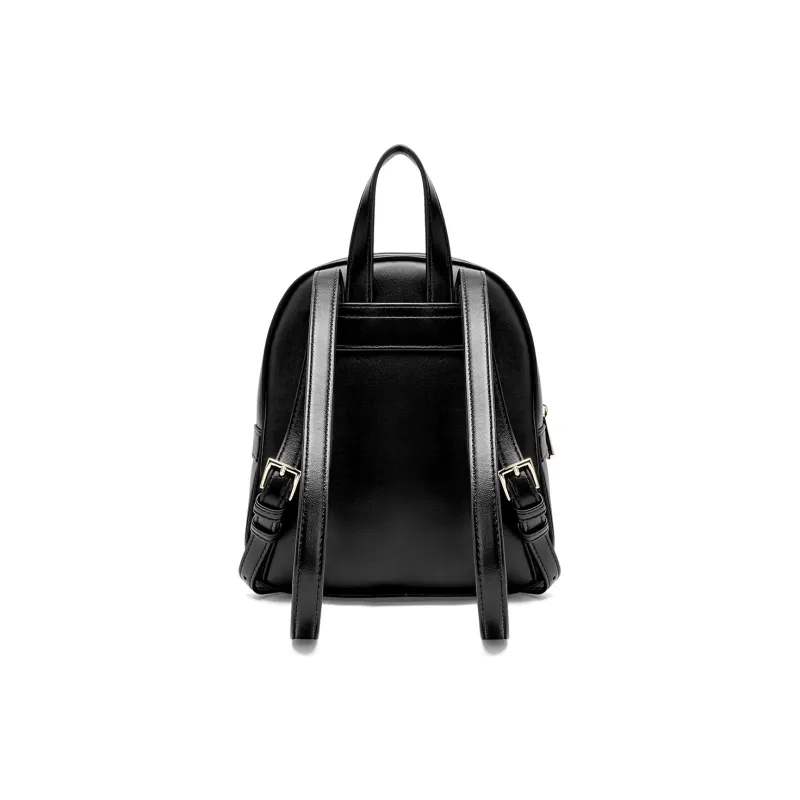 JOSINY PU Travel Bags Backpack Regular Women's Black/Ecru-3