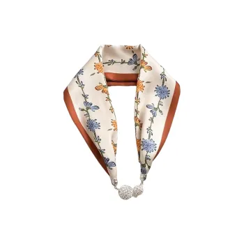 Youyoulan Silk Scarf Small Collar Women's