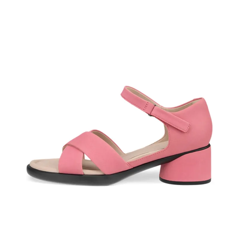 Ecco One Strap Sandals 3.5cm Women's Pink-0
