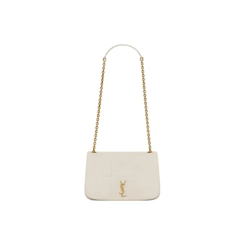 SAINT LAURENT Jamie Soft Sheepskin Crossbody Bag Shoulder Bag Mini Women's Vintage White