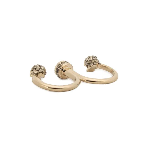 Alexander McQueen Rings Women's Light Gold