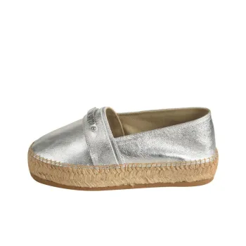 MOSCHINO Logo Lettering Slip-On Espadrilles Women's