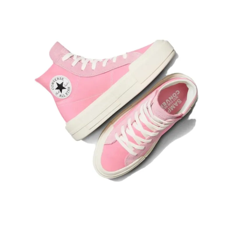 Converse All Star Anti Slip Wear Resistant High Top Canvas Shoes Unisex Pink-3