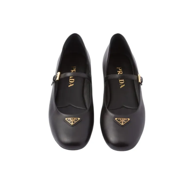 PRADA Mary Jane Shoes Women's Black-4