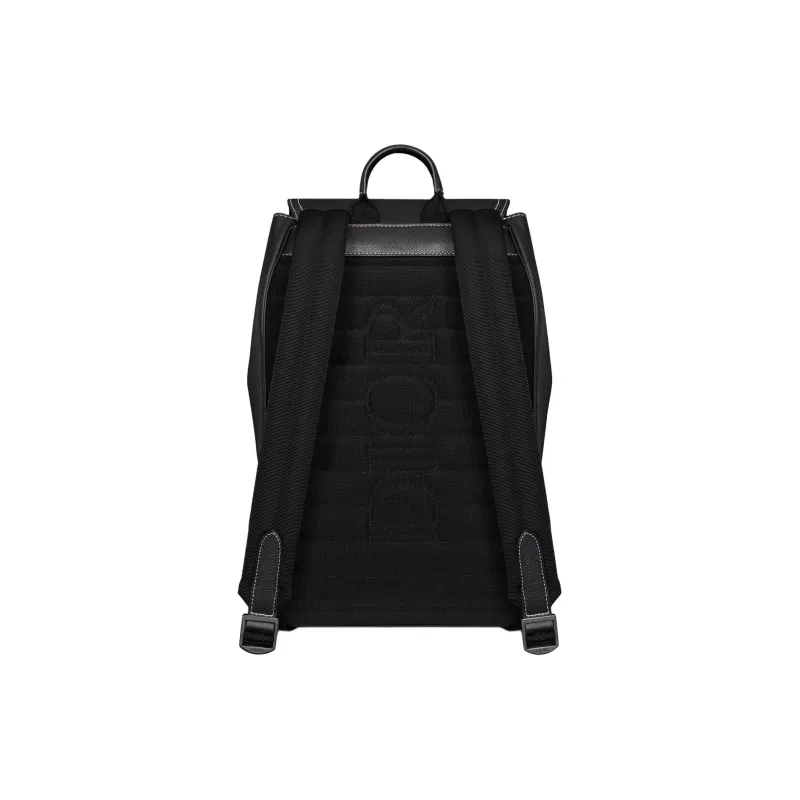DIOR Grained Calfskin Backpack Men's Black-2