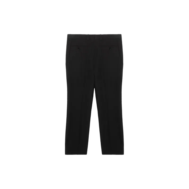 Burberry Grain De Poudre Wool Tailored Trousers-1