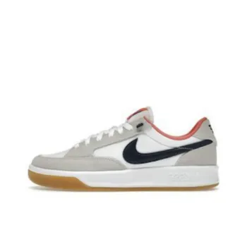 Nike Sb Zoom Air Abington Premium White Mettalic Silver