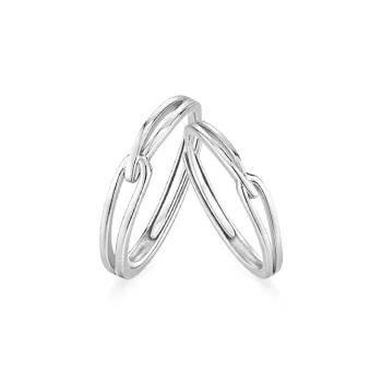 KADER S925 Silver Rings Unisex Silver White