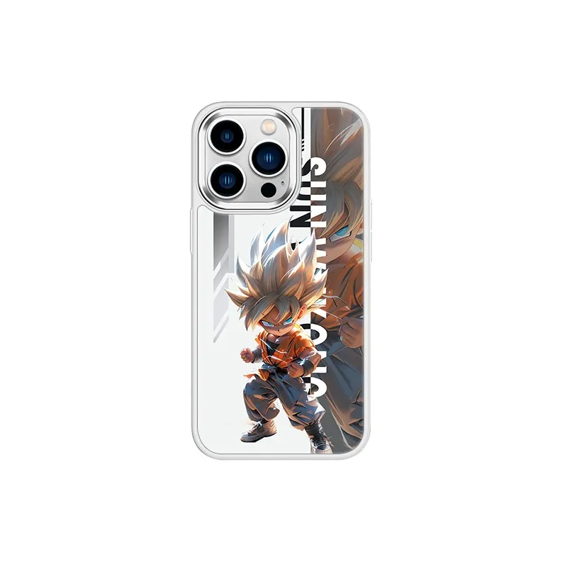 MSMF Glass Material Phone Cases For IPhone11/12/13/14 PLUS/PRO/PROMAX Cartoon-9