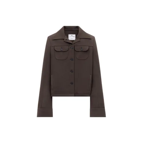 COURREGES Jackets Women's Mud Brown