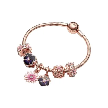 Pandora Bangles Women's Rose Gold