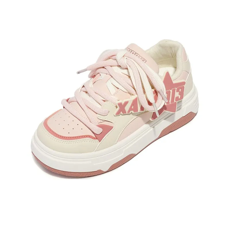 OAOQ Cushioning Wear-Resistant Low-Top Skateboard Shoes Women's-7