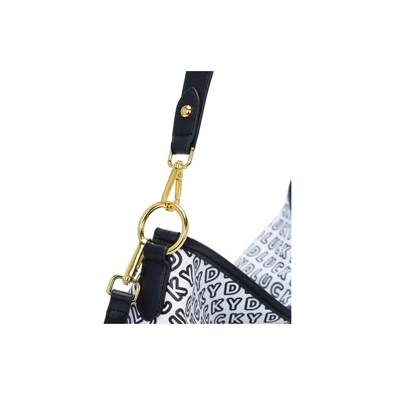 LUCKY DIAMOND PU Tote Combo Bag One Shoulder Bag Crossbody Bag Crossbody Bag Regular Women's Black/Gray/Red/Coffee-3