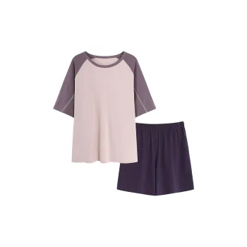 Follow The United States Pajama Set Women's Dark Purple