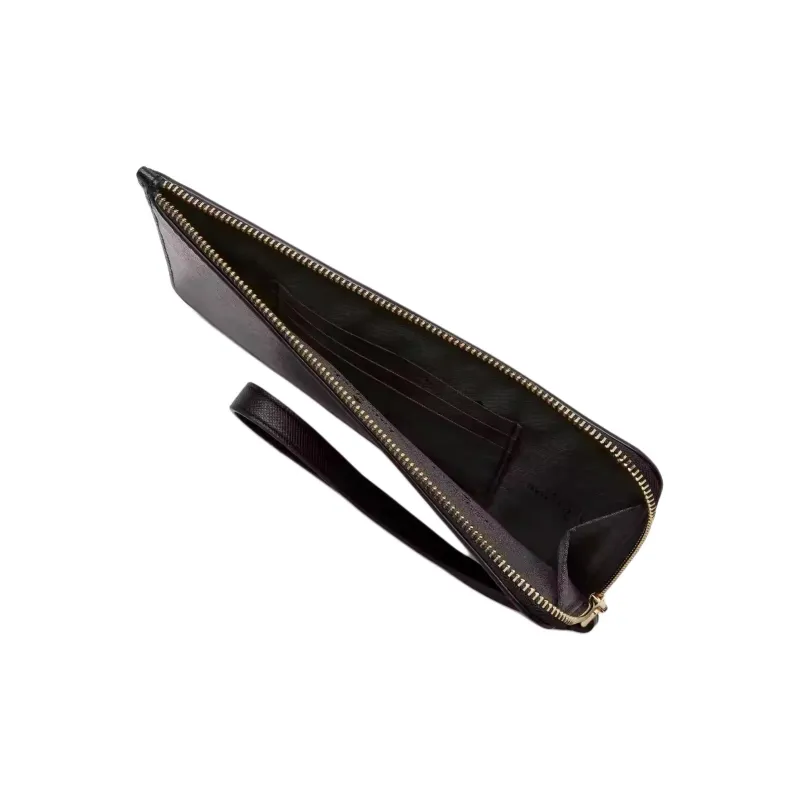 Kate Spade Lucy Saffiano Leather Wallets Clutches Medium Size Women's Black-2
