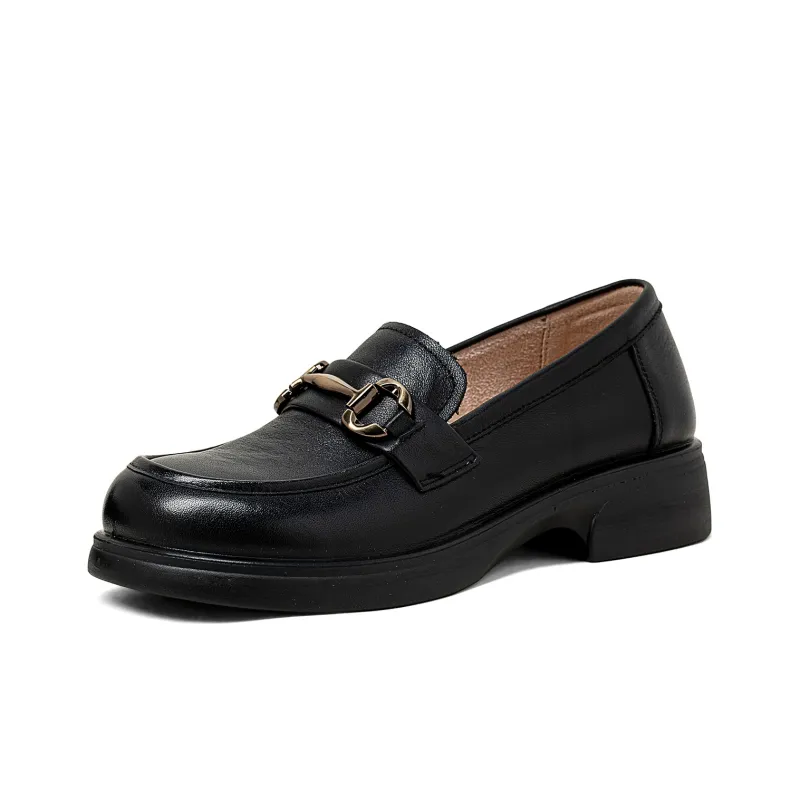 COMELY Loafers Women's Black/Light Brown/Ecru-0