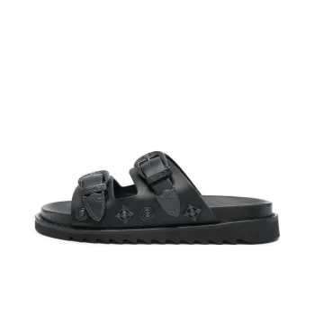 Toga Pulla Stud-embellished Leather Slides